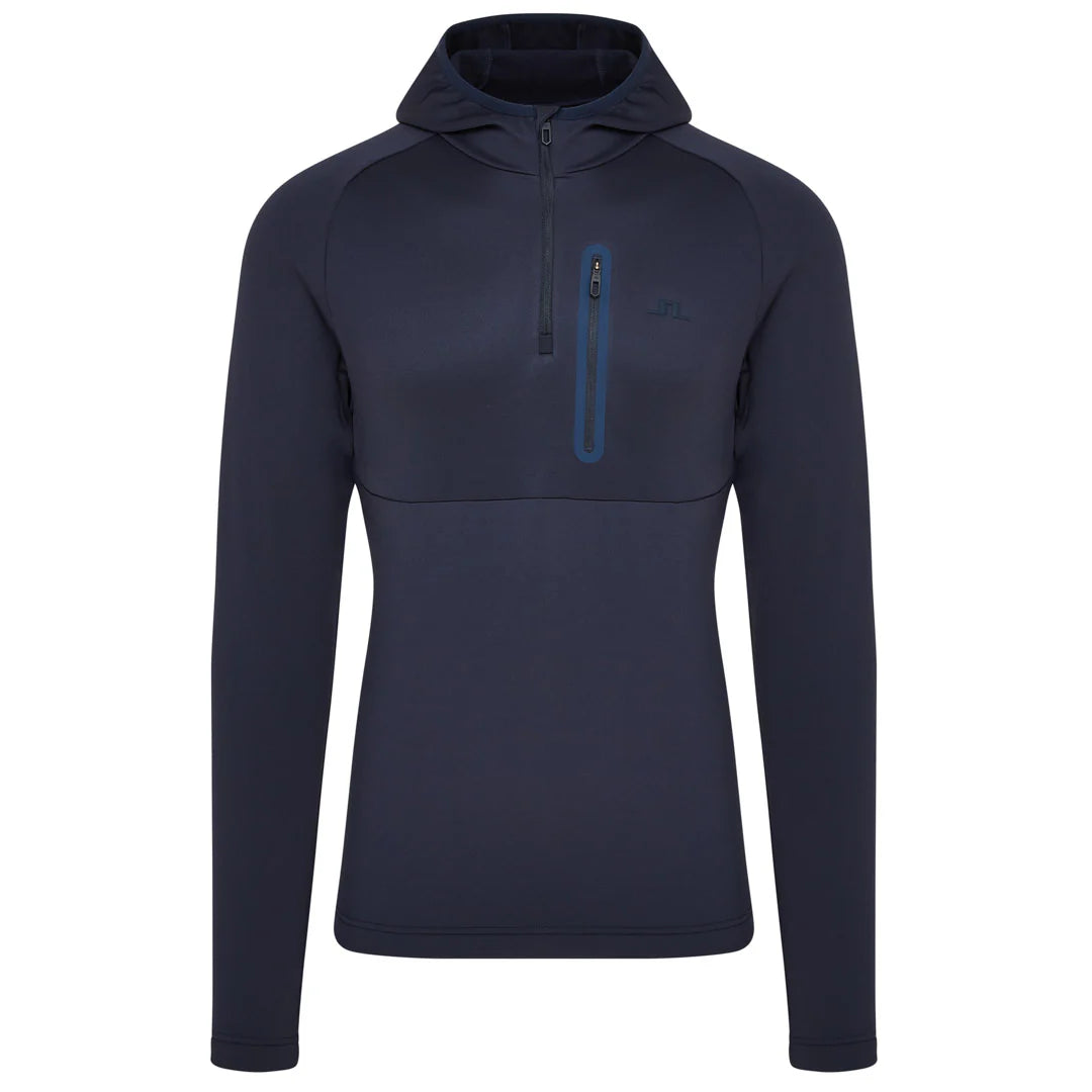 J.Lindeberg Adam 1/4 Hood (NAVY)