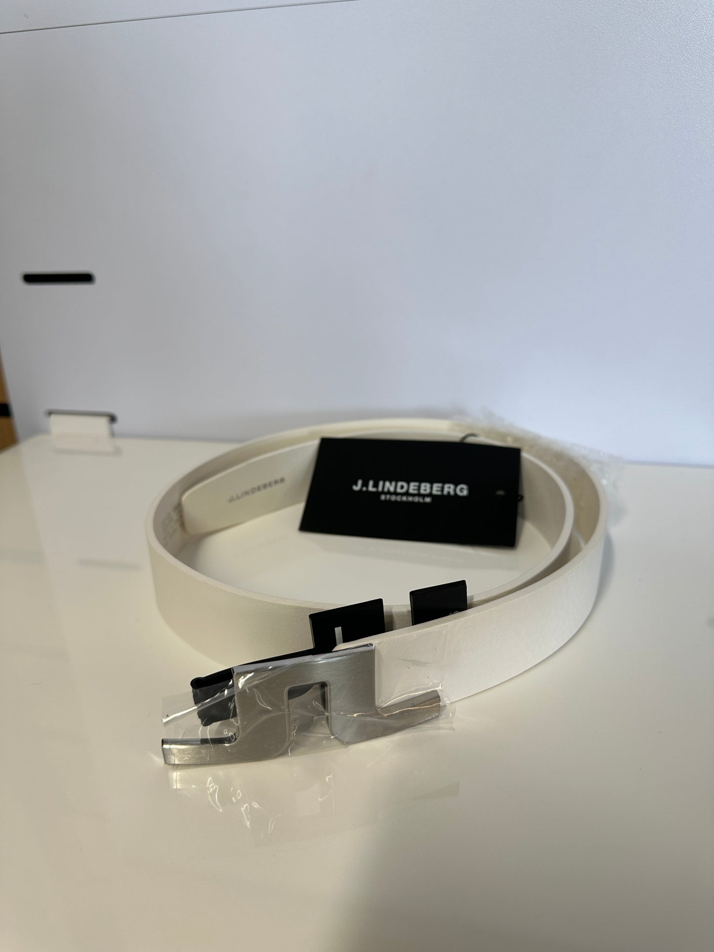 J.Lindeberg Bridger Belt (WHITE)
